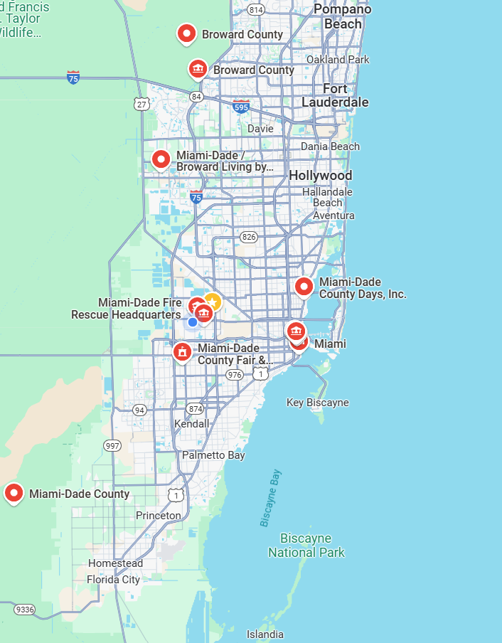 Service Area Map
